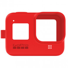 Силиконовый чехол с ремешком GoPro Sleeve + Lanyard Red (ACSST-012)