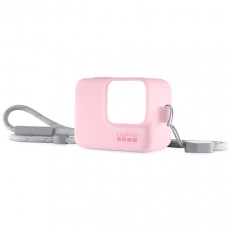 Силиконовый чехол с ремешком GoPro розовый ACSST-004