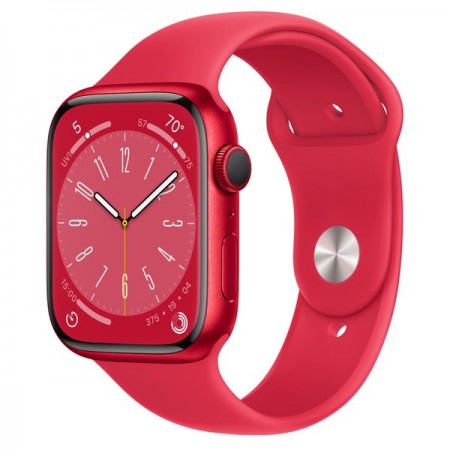 Смарт-часы Apple Watch Series 8 45mm Red Alum./Sport S/M (MNUR3)