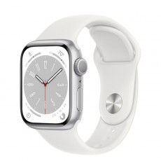 Смарт-часы Apple Watch Series 8 41mm Silver Alum./White Sport S/M