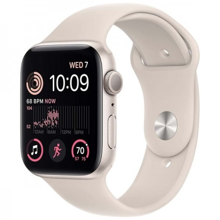 Смарт-часы Apple SE 44mm Star.Alum/Star.Sport GPS S/M (MNTD3)