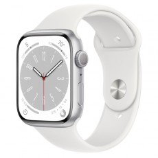 Смарт-часы Apple Watch Series 8 45mm Silver Al/White Sport S/M