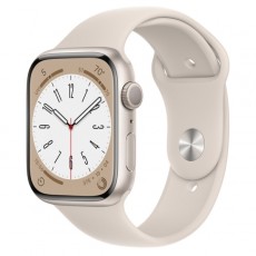 Смарт-часы Apple Watch Series 8 45mm Starlight Aluminium Sport S/M