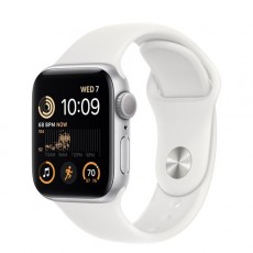 Смарт-часы Apple Watch SE 40mm Silver Al./White Sport S/M (MNT93)