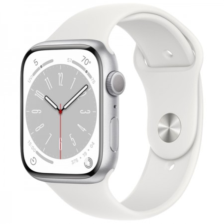Смарт-часы Apple Series 8 GPS 41mm Silver Aluminium/White (MP6K3)