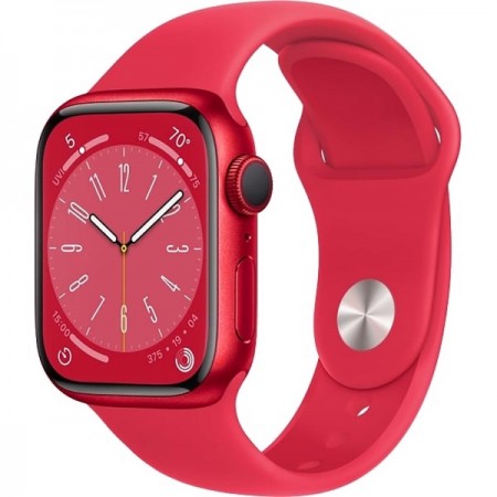 Смарт-часы Apple Series 8 GPS 41mm (PRODUCT)RED Aluminium (MNP73)