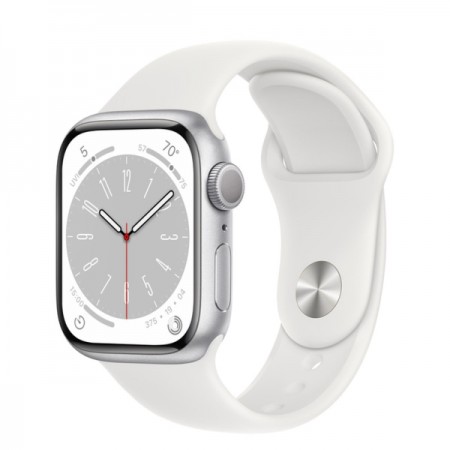 Смарт-часы Apple Watch Series 8 41mm Silver Alum./White Sport M/L
