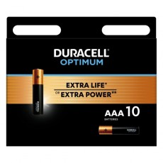 Батарея Duracell Optimum ААА 10 шт