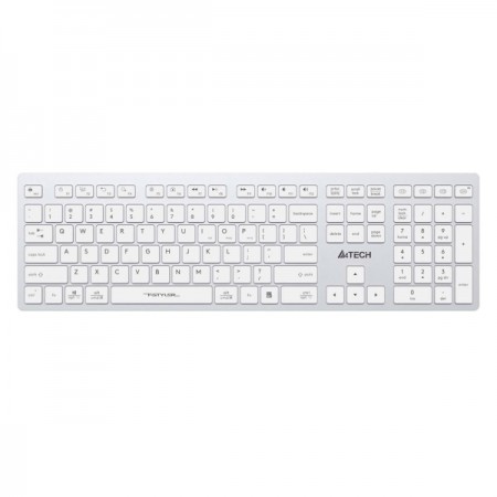 Клавиатура беспроводная A4Tech Fstyler FBX50C белый