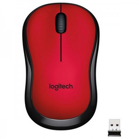 Мышь беспроводная Logitech M220 Silent Red