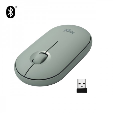 Мышь беспроводная Logitech Pebble M350 Eucalyptus