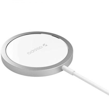 БЗУ Deppa MagSafe Qi 15W серебристый