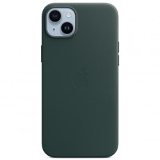 Чехол Apple iPhone 14 Plus Leather MagSafe Forest Green