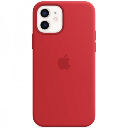 Чехол Apple iPhone 12 / 12 Pro Silicone MagSafe (PRODUCT)RED