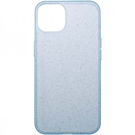Чехол Deppa Chic Apple iPhone 13 голубой-прозрач(серебр. блест)
