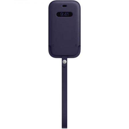 Чехол Apple iPhone 12 mini Leather Sleeve MagSafe Deep Violet
