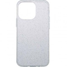 Чехол Deppa Chic iPhone 13 Pro прозрачный (серебр. блест)