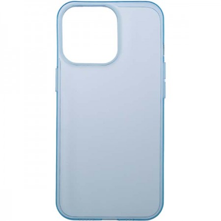 Чехол Deppa Gel Plus Apple iPhone 13 Pro голубой-прозрачный