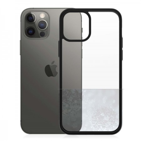 Чехол PanzerGlass ClearCase iPhone 12/12 Pro с черной рамкой AB