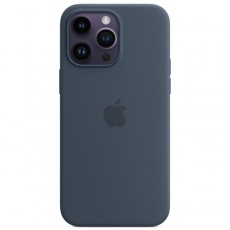 Чехол Apple iPhone 14 Pro Max Silicone MagSafe Storm Blue (MPTQ3)