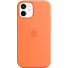 Чехол Apple iPhone 12 mini Silicone MagSafe Kumquat