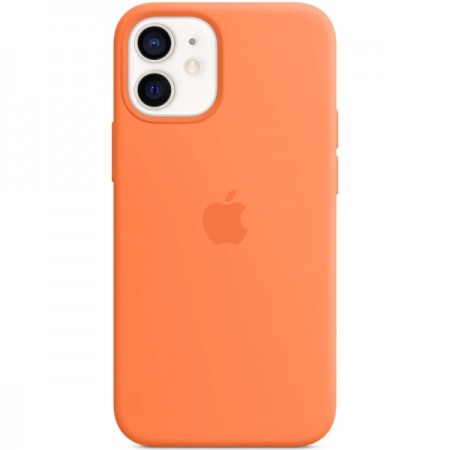 Чехол Apple iPhone 12 mini Silicone MagSafe Kumquat