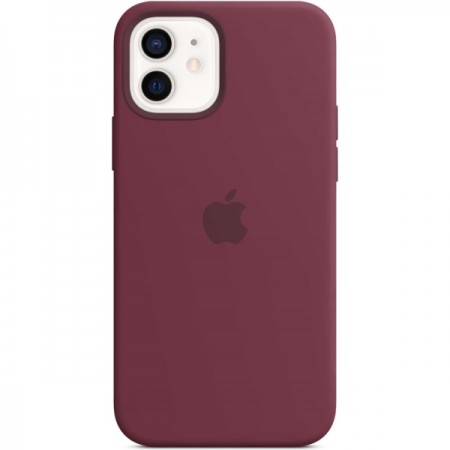 Чехол Apple iPhone 12 / 12 Pro Silicone MagSafe Plum