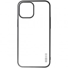 Чехол InterStep DECOR NEW MAT iPhone 12 / 12 Pro Черный