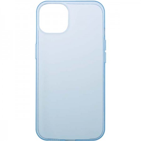 Чехол Deppa Gel Plus Apple iPhone 13 голубой-прозрачный