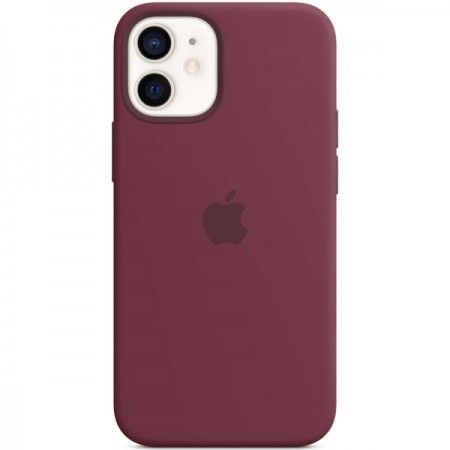 Чехол Apple iPhone 12 mini Silicone MagSafe Plum