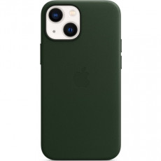 Чехол Apple iPhone 13 mini Leather Case MagSafe Sequoia Green