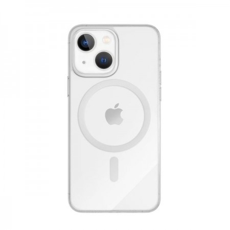 Чехол защитный vlp Gloss case MagSafe для iPhone 14 прозрачный