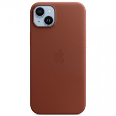 Чехол Apple iPhone 14 Plus Leather MagSafe Umber