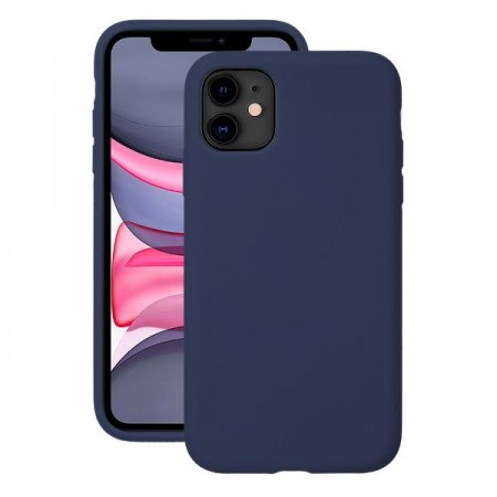Чехол Deppa Liquid Silicone Pro iPhone 11 синий (870125)