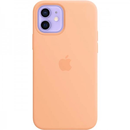 Чехол Apple iPhone 12/12 Pro Silicone Case MagSafe Cantaloupe