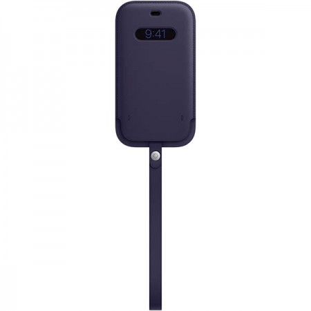 Чехол Apple iPhone 12/12 Pro Leather MagSafe Deep Violet
