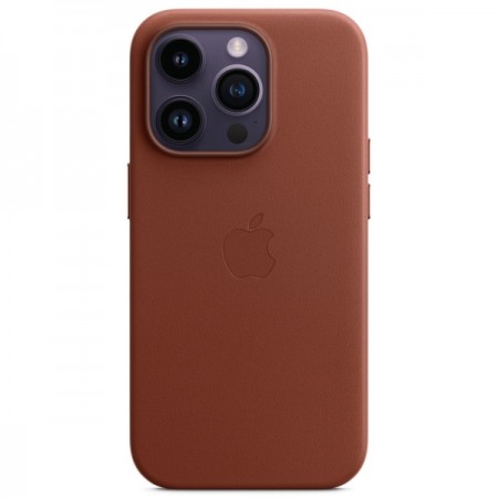 Чехол Apple iPhone 14 Pro Leather MagSafe Umber