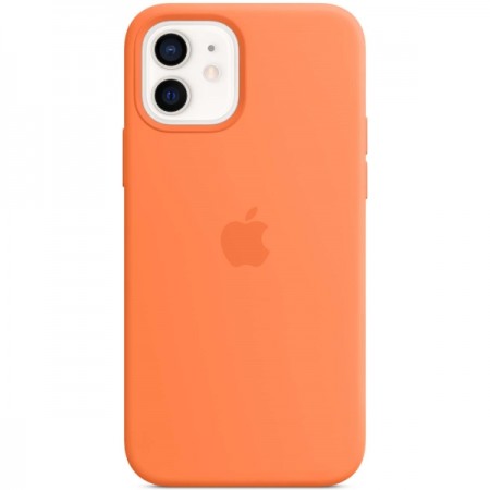 Чехол Apple iPhone 12 / 12 Pro Silicone MagSafe Kumquat