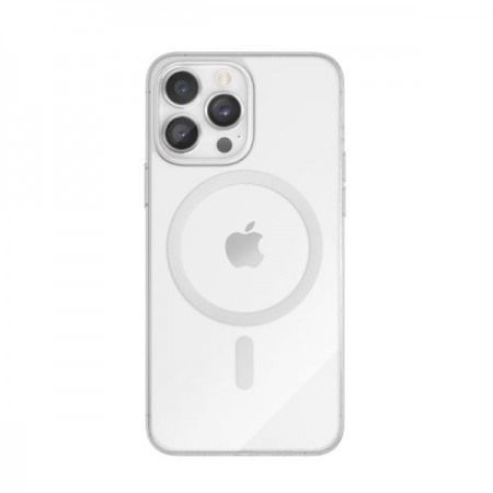 Чехол защитный vlp Gloss case MagSafe для iPhone 14 Pro прозрачный
