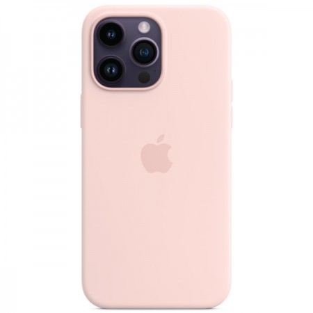 Чехол Apple iPhone 14 Pro Max Silicone MagSafe Chalk Pink