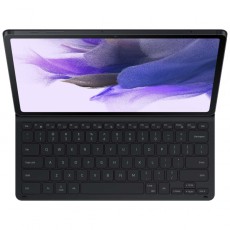 Чехол для планшетного компьютера Samsung с клавиатурой Tab S8+ | S7+ черный (русская раскладка)