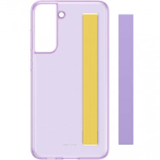 Чехол Samsung Slim Strap Cover S21 FE фиолетовый (EF-XG990)