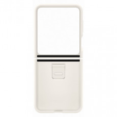 Чехол Samsung Silicone Case with Ring Galaxy Flip 5 Creme