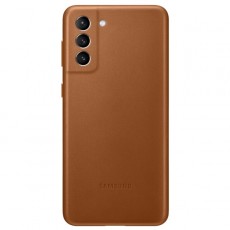 Чехол Samsung Leather Cover S21+ Brown (EF-VG996)