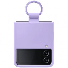Чехол Samsung Silicone Cover with Ring Z Flip 4 (F721) Violet