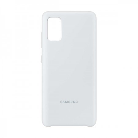 Чехол Samsung Silicone Cover A41 белый (EF-PA415TWEGRU)