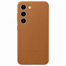 Чехол Samsung Leather Case для Galaxy S23 Camel