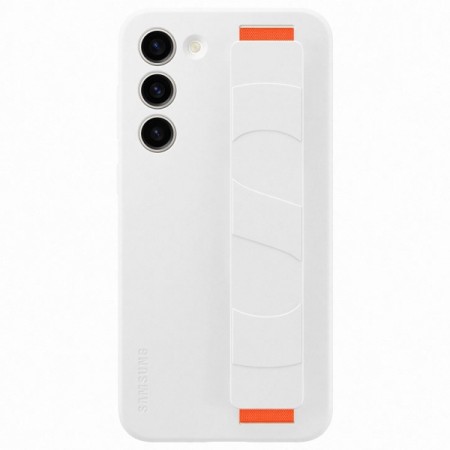 Чехол Samsung Silicone Grip Case для Galaxy S23+ White