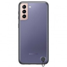 Чехол Samsung Clear Protective Cover S21+ Black frame EF-GG996