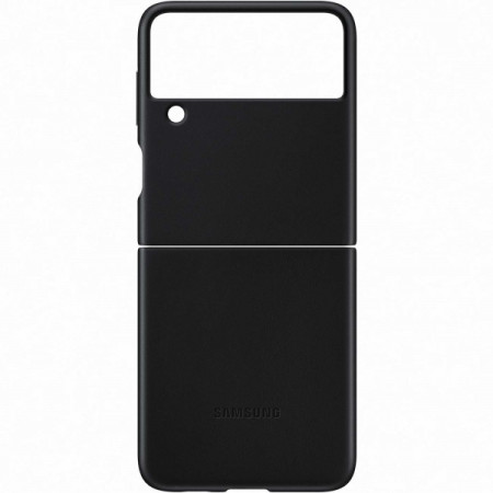 Чехол Samsung Galaxy Z Flip3 Leather Cover Black (EF-VF711)